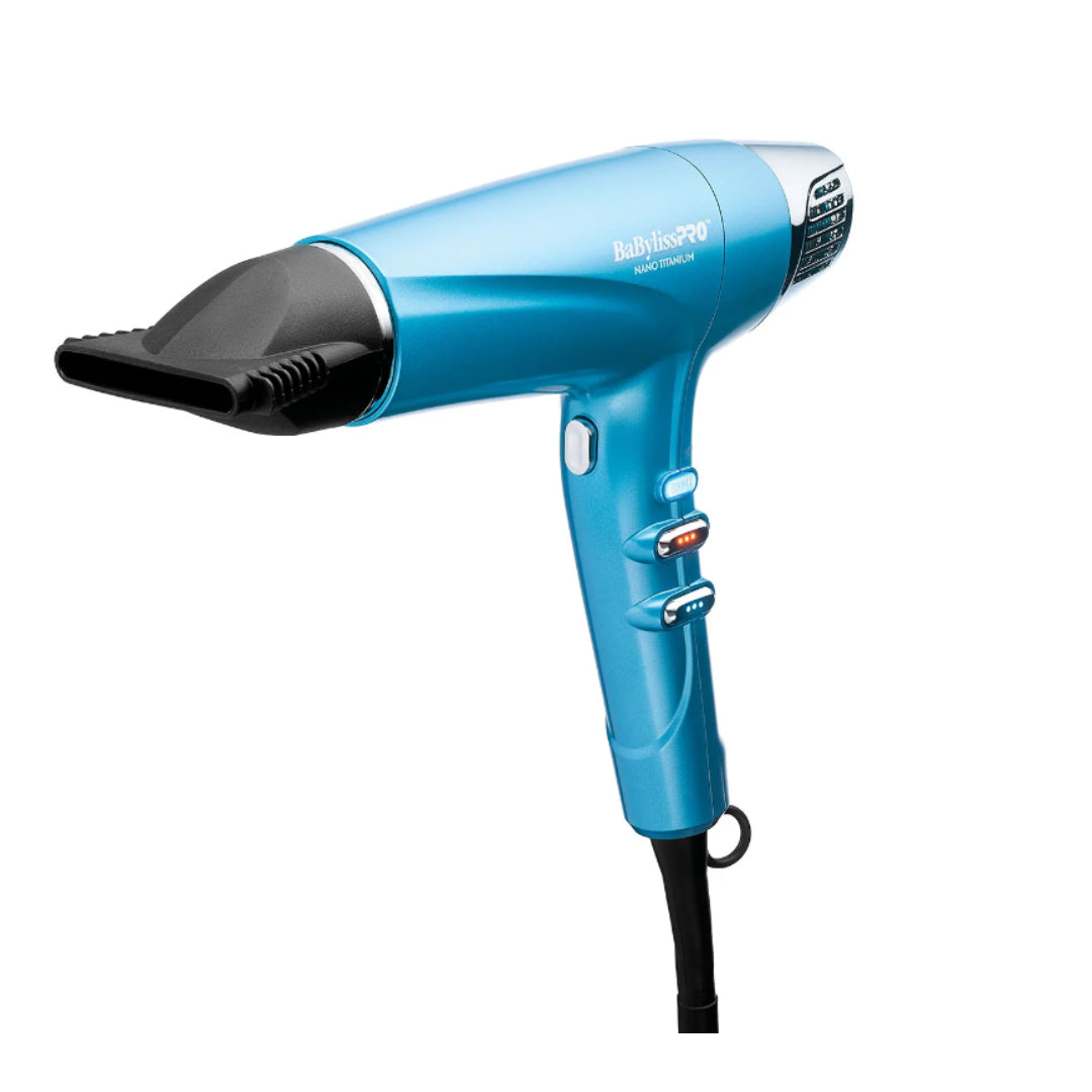 BaBylissPRO™ - Nano Titanium - Secador profesional con tecnología iónica doble de 1700 watts 2-BAB-BNT9100UX