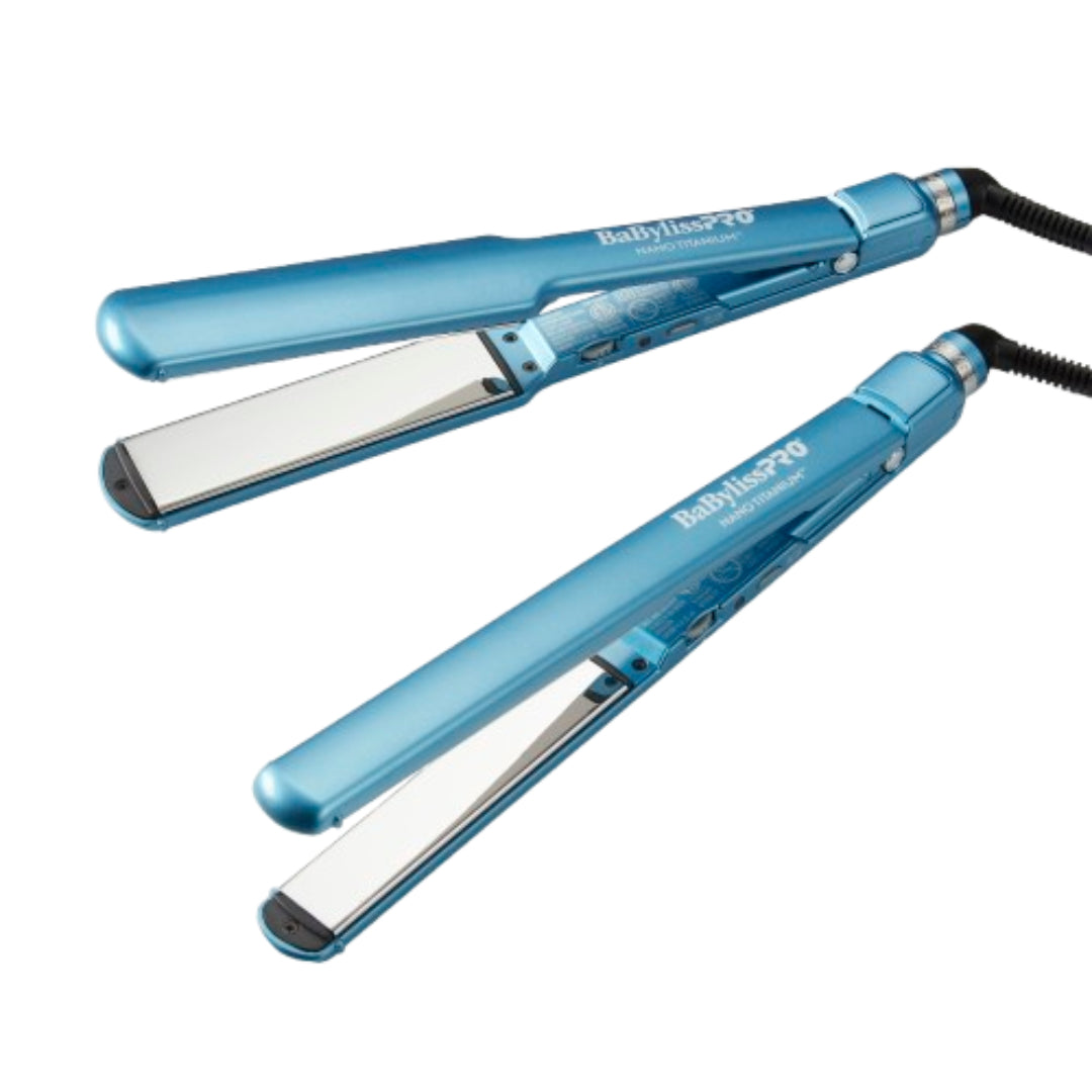 BaBylissPRO™ - Nano Titanium Combo de planchas ultradelgadas de 1" y 1 ½" 2-BAB-BNTPP57UC