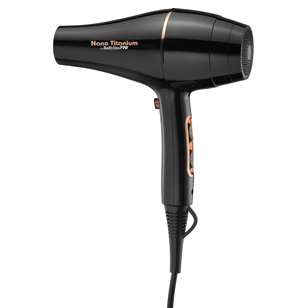 BaBylissPRO™ - Nano Titanium - Secador profesional 2000 de watts de color negra 2-BAB-B6176UX*HK