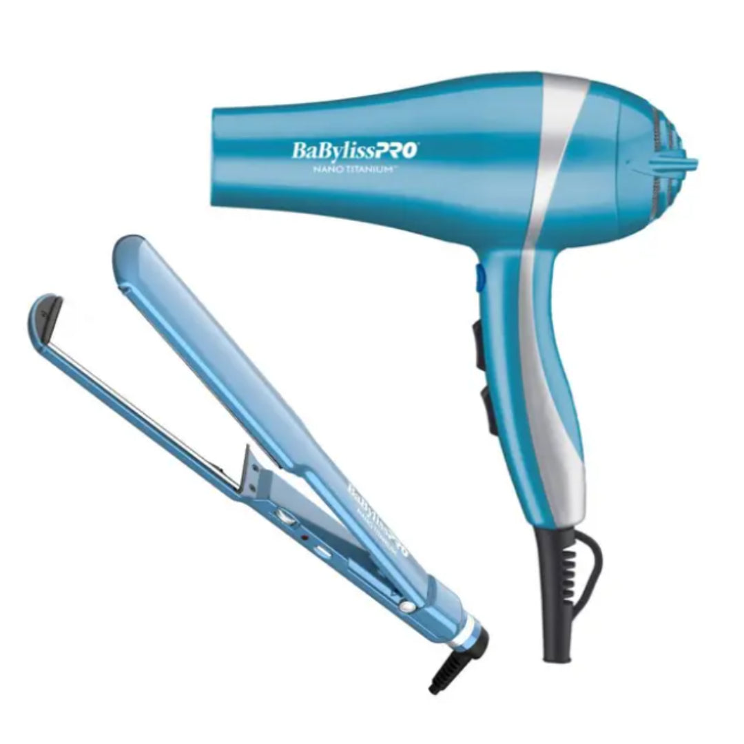 BaBylissPRO™ Combo Secador Profesional Nano Titanium™ 2-BAB-BNTPP58