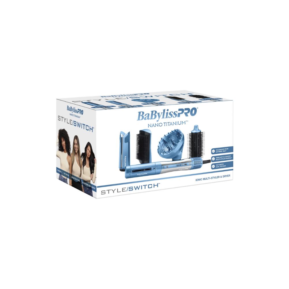 BaBylissPRO™ - Nano Titanium - Style/Switch Ionic Multi-Styler & Dryer