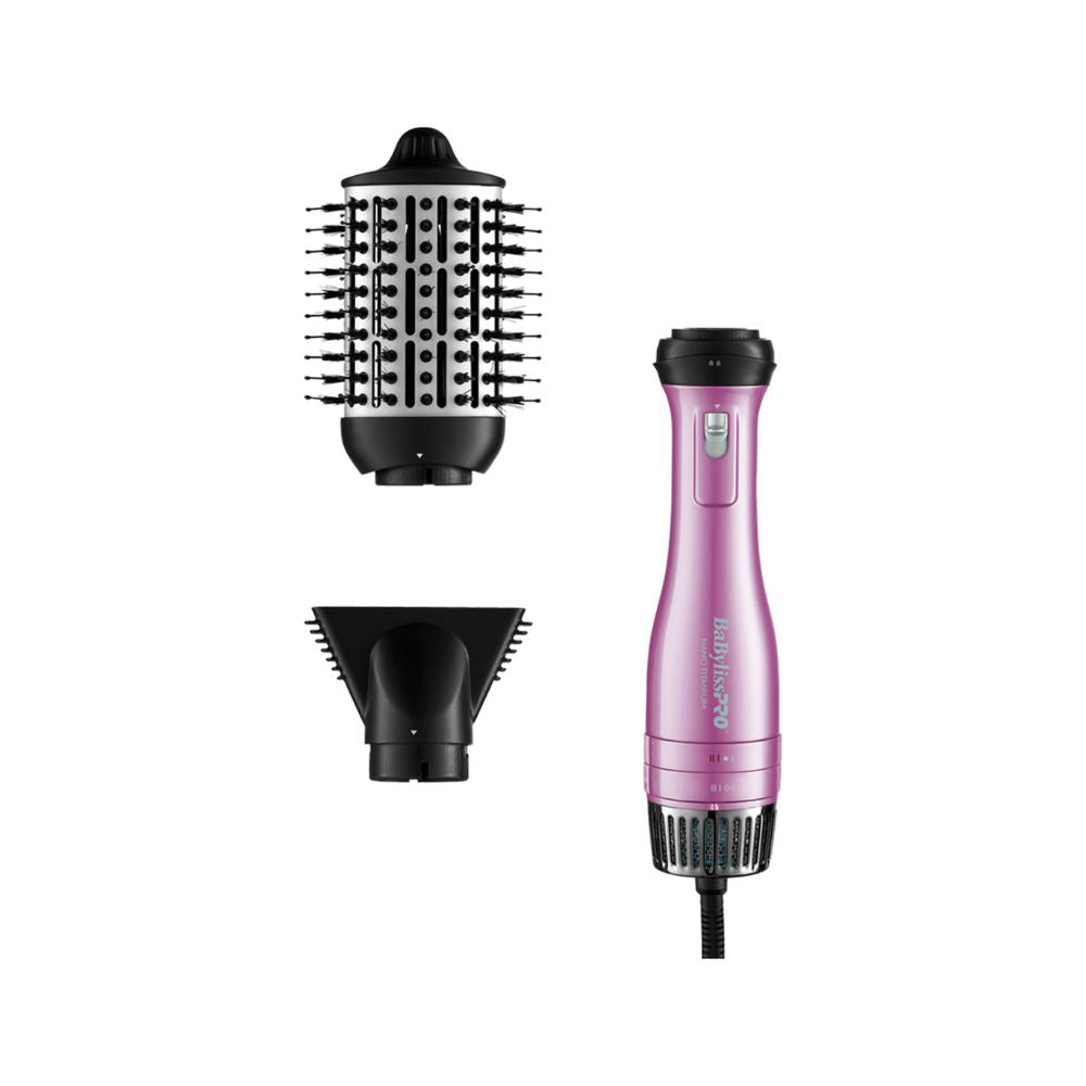 BaBylissPRO™ - Nano Titanium -  Cepillos de aire caliente 2 en 1 2-BAB-BNTDHBCR275UX